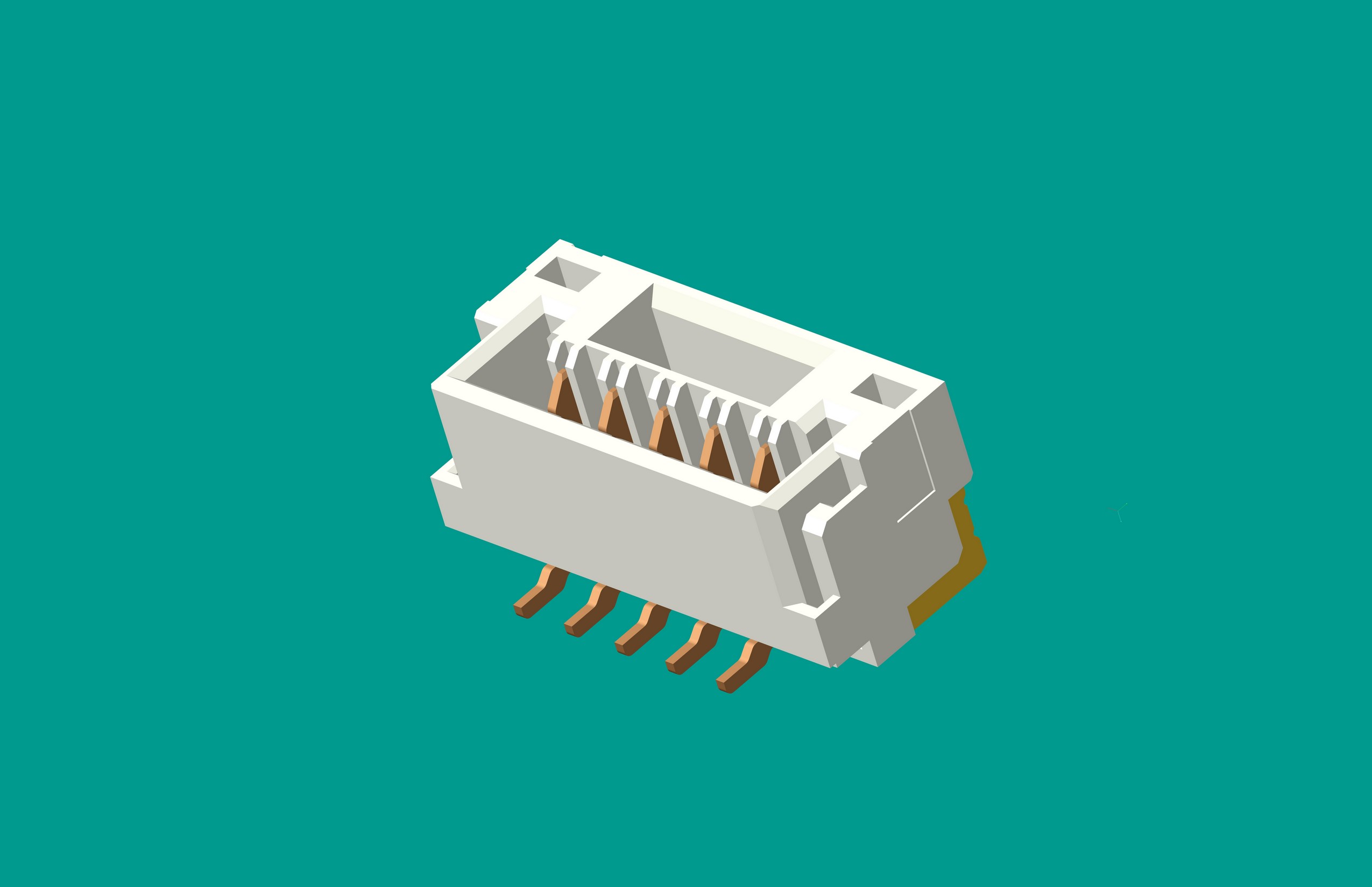 GH-3A貼片立式針座本色-PPA