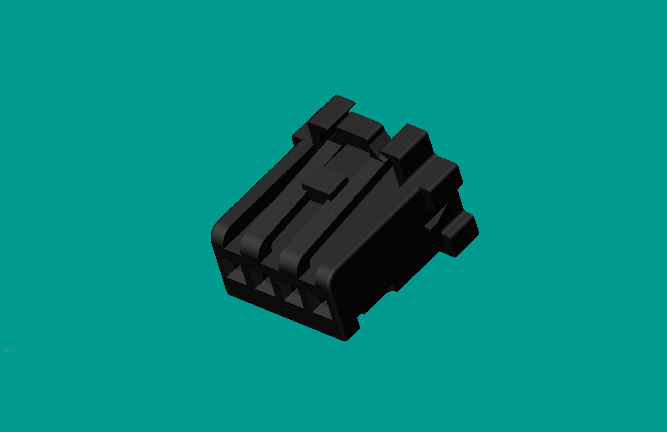 2.0間距，PNIRP-04V-S黑色