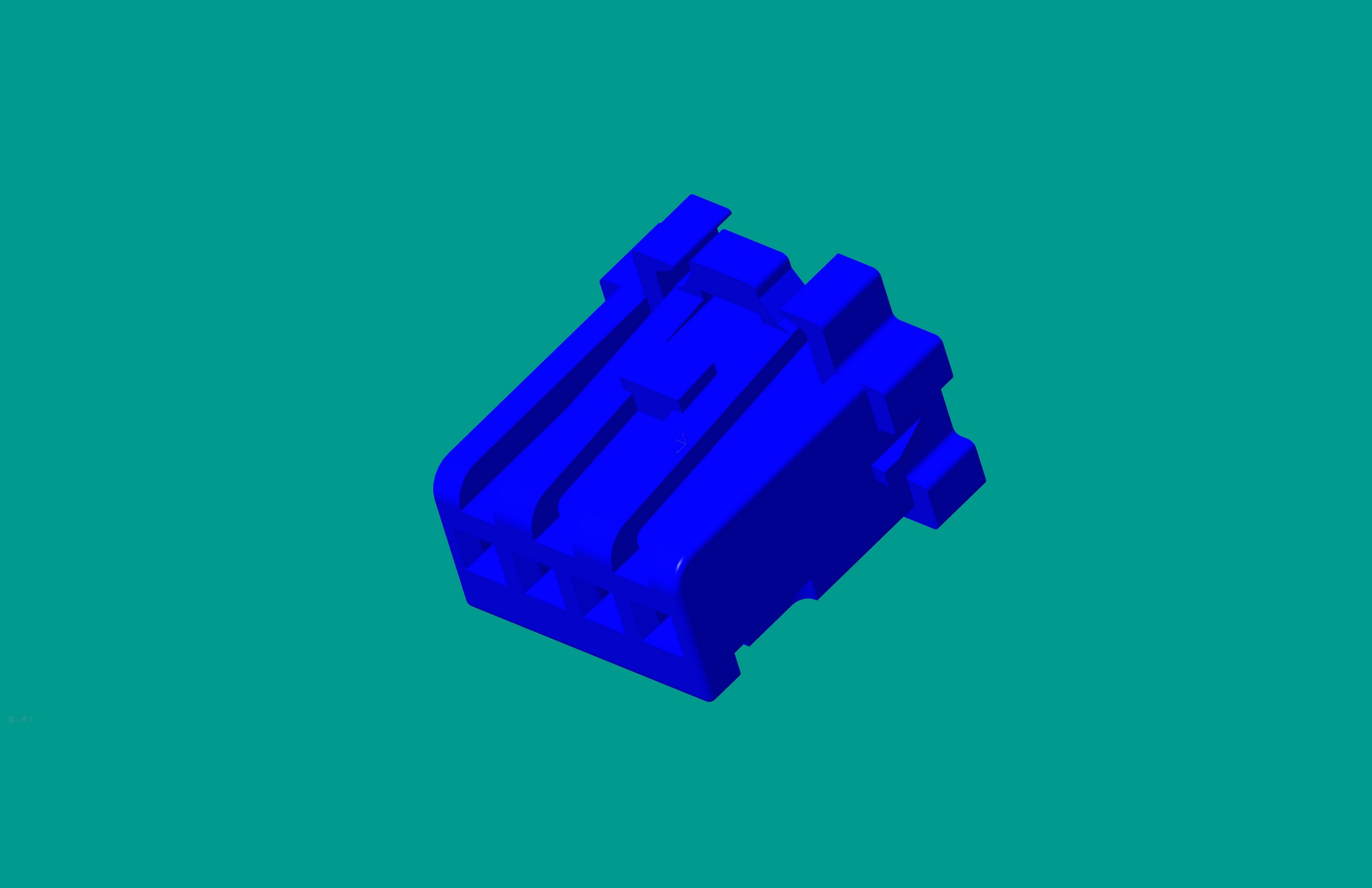 2.0間距，PNIRP-04V-S藍色