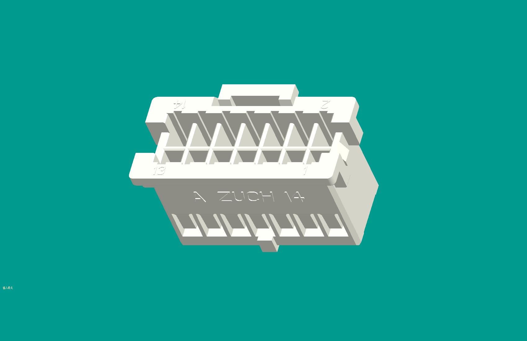 XAD-2×7P白色 PA66普通