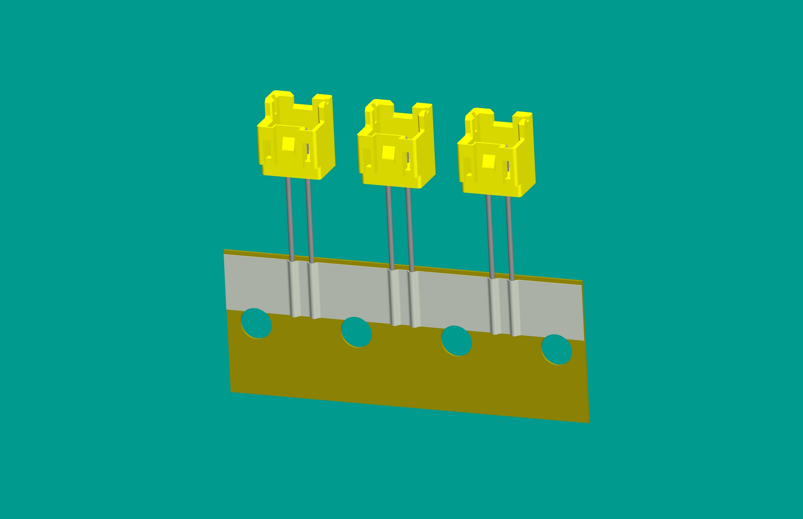 B02B-XASK-2A編帶針座（黃色）