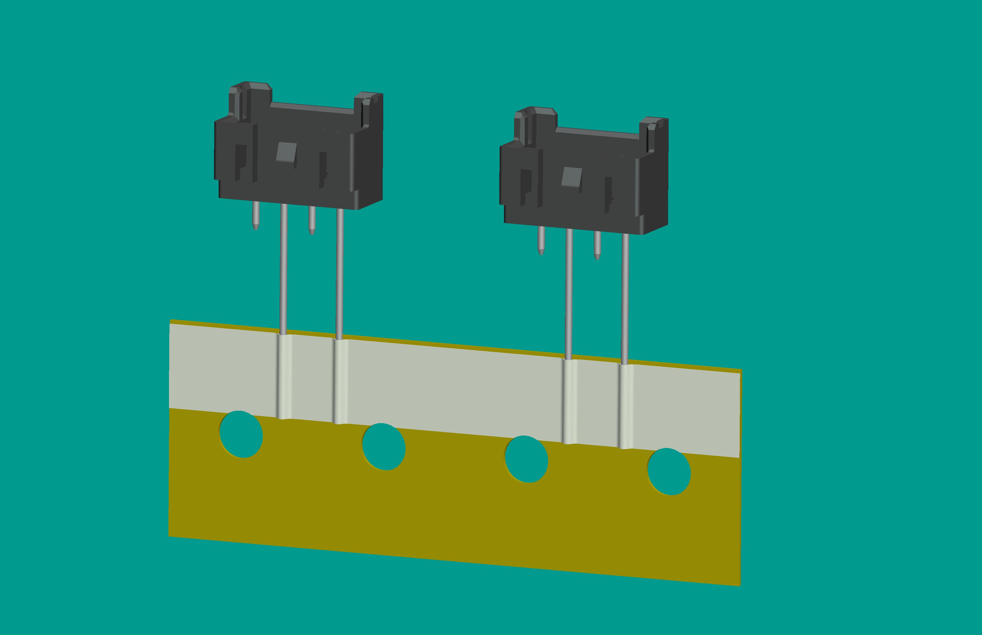 XA-4A編帶針座（黑色）P=25.4